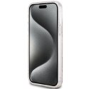 GUESS futerał do IPHONE 15 kompatybilny z MagSafe GUHMP15SHGCUSTGW (IML GCUBE) brązowy