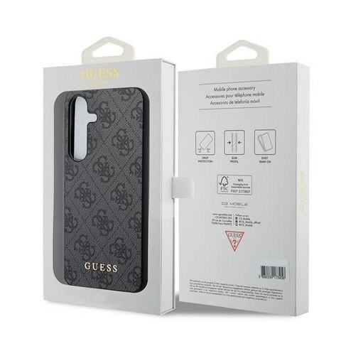 GUESS futerał do SAMSUNG A35 GUOHCSA35G4GFGR (PU 4G Classic Metal Logo) czarny