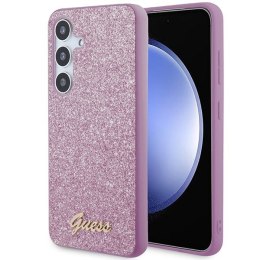 GUESS futerał do SAMSUNG S24 GUHCS24SHGGSHU (Glitter Script) fioletowy