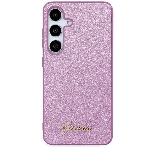 GUESS futerał do SAMSUNG S24 GUHCS24SHGGSHU (Glitter Script) fioletowy