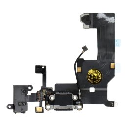 Taśma do iPhone 5 ze złączem ładowania czarny