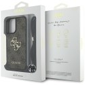 GUESS futerał do IPHONE 16 GUHCP16SP4GMGCRW (CBDY PU 4G Big Logo W/Cord Strap) brązowy
