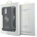 GUESS futerał do IPHONE 16 Plus GUHCP16MP4GMGCRK (CBDY PU 4G Big Logo W/Cord Strap) czarny