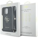 GUESS futerał do IPHONE 16 Pro GUHCP16LP4GMGCRK (CBDY PU 4G Big Logo W/Cord Strap) czarny