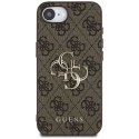 GUESS futerał do IPHONE 16e (SE 4 2025) GUHCPSE44GMGBR (4G PU Big Logo) brązowy