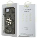 GUESS futerał do IPHONE 16e (SE 4 2025) GUHCPSE44GMGBR (4G PU Big Logo) brązowy
