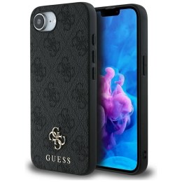 GUESS futerał do IPHONE 16e (SE 4 2025) kompatybilny z MagSafe GUHMPSE4P4SM4MK (PU 4G Small 4G and Classic) czarny
