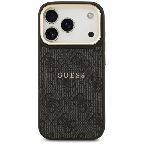 GUESS futerał do IPHONE 17 Pro kompatybilny z MagSafe GUHMP17LP4MSEGCK (PU 4G W/ Classic) czarny
