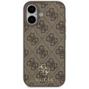 GUESS futerał do IPHONE 17 kompatybilny z MagSafe GUHMP17SP4SM4MW (PU 4G Small 4G and Classic) brązowy