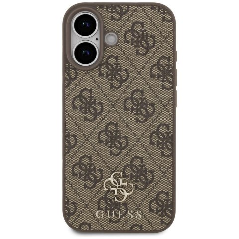GUESS futerał do IPHONE 17 kompatybilny z MagSafe GUHMP17SP4SM4MW (PU 4G Small 4G and Classic) brązowy