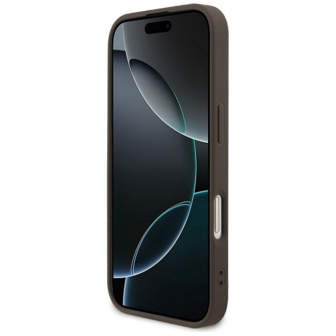 GUESS futerał do IPHONE 17 kompatybilny z MagSafe GUHMP17SP4SM4MW (PU 4G Small 4G and Classic) brązowy