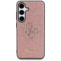 GUESS futerał do SAMSUNG S25 GUHCS25SHG4SGP (Fixed Glitter Big 4G) różowy