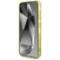 GUESS futerał do SAMSUNG S25 GUHMS25SHG4PRTGW (Magnetic IML Metal Glitter 4G Circle Triangle) brązowy