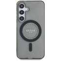 GUESS futerał do SAMSUNG S25 GUHMS25SPFTDTEK (Magnetic IML Rhinestones) czarny