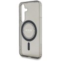 GUESS futerał do SAMSUNG S25 GUHMS25SPFTDTEK (Magnetic IML Rhinestones) czarny
