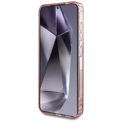 GUESS futerał do SAMSUNG S25 GUHMS25SPFTDTEP (Magnetic IML Rhinestones) różowy