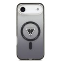 GUESS futerał do IPHONE 17 Air kompatybilny z MagSafe GUHMP17MHGTMLCGK (IML Gradient W/ Triangle Logo) czarny