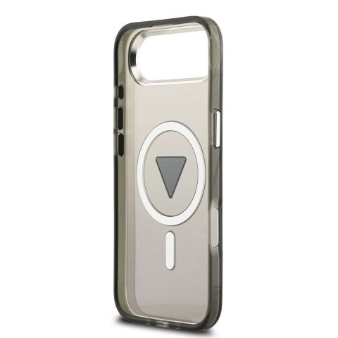 GUESS futerał do IPHONE 17 Air kompatybilny z MagSafe GUHMP17MHGTMLCGK (IML Gradient W/ Triangle Logo) czarny