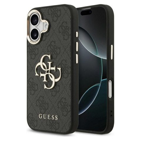GUESS futerał do IPHONE 17 GUHCP17S4GMGCGR (PU W/ Big 4G Classic Logo) złoto czarny