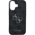 GUESS futerał do IPHONE 17 GUHCP17SP4G4SMCK (4G PU Leather Case with Big 4G and Classic Logo and Silver Metal Camera Frame) czar