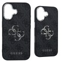 GUESS futerał do IPHONE 17 GUHCP17SP4G4SMCK (4G PU Leather Case with Big 4G and Classic Logo and Silver Metal Camera Frame) czar