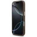 GUESS futerał do IPHONE 17 Pro GUHCP17LP4G4SMCW (4G PU Leather Case with Big 4G and Classic Logo and Silver Metal Camera Frame) 