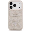 GUESS futerał do IPHONE 17 Pro GUHCP17LP4TPP (4G Double Card Triangle) różowy