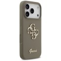 GUESS futerał do IPHONE 17 Pro GUHCP17LSC4GSMW (Silicone W/ Big 4G Script) brązowy