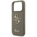 GUESS futerał do IPHONE 17 Pro GUHCP17LSC4GSMW (Silicone W/ Big 4G Script) brązowy