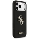 GUESS futerał do IPHONE 17 Pro Max GUHCP17XSC4GSMK (Silicone W/ Big 4G Script) czarny