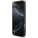 GUESS futerał do IPHONE 17 Pro Max kompatybilny z MagSafe GUHMP17XG4GFRW (PU 4G Ring Classic Logo) brązowy