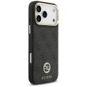 GUESS futerał do IPHONE 17 Pro Max kompatybilny z MagSafe GUHMP17XP4GRMDEK (PU W/ 4G Strass Logo) czarny