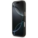 GUESS futerał do IPHONE 17 Pro kompatybilny z MagSafe GUHMP17LP4GRMDEK (PU W/ 4G Strass Logo) czarny