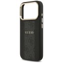 GUESS futerał do IPHONE 17 Pro kompatybilny z MagSafe GUHMP17LPG4SEMCK (PU W/ 4G Stripe) czarny