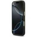 GUESS futerał do IPHONE 17 Pro kompatybilny z MagSafe GUHMP17LPG4SEMCK (PU W/ 4G Stripe) czarny