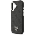 GUESS futerał do IPHONE 17 kompatybilny z MagSafe GUHMP17SP4TSRCMK (PU 4G W/Triangle Logo SL) czarny