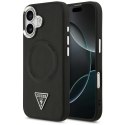 GUESS futerał do IPHONE 17 kompatybilny z MagSafe GUHMP17SPSDTSCMK (PU W/ Triangle Logo) czarny