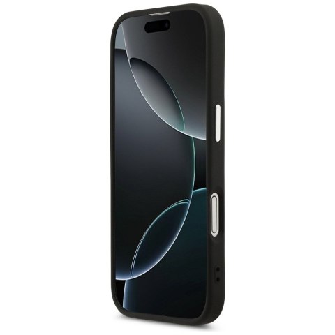 GUESS futerał do IPHONE 17 kompatybilny z MagSafe GUHMP17SPSDTSCMK (PU W/ Triangle Logo) czarny