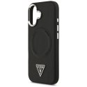 GUESS futerał do IPHONE 17 kompatybilny z MagSafe GUHMP17SPSDTSCMK (PU W/ Triangle Logo) czarny