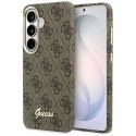 GUESS futerał do SAMSUNG S26 GUHMS26S5P4FWMSW (4G Script MagSafe) brązowy