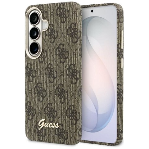 GUESS futerał do SAMSUNG S26 GUHMS26S5P4FWMSW (4G Script MagSafe) brązowy