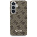 GUESS futerał do SAMSUNG S26 GUHMS26S5P4FWMSW (4G Script MagSafe) brązowy