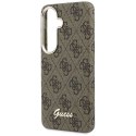 GUESS futerał do SAMSUNG S26 GUHMS26S5P4FWMSW (4G Script MagSafe) brązowy
