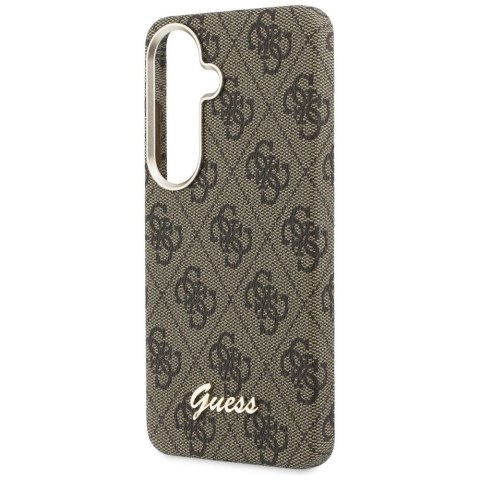 GUESS futerał do SAMSUNG S26 GUHMS26S5P4FWMSW (4G Script MagSafe) brązowy