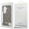 GUESS futerał do SAMSUNG S26 GUHMS26S5P4FWMSW (4G Script MagSafe) brązowy