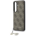 GUESS futerał do SAMSUNG S26 GUHMS26SGF4GBR (PU 4G Classic Logo with Charm) brązowy
