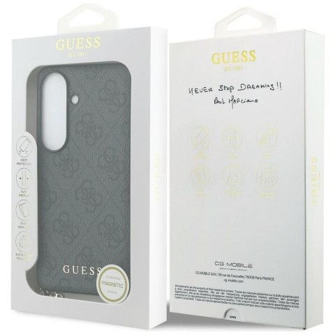 GUESS futerał do SAMSUNG S26 GUHMS26SGF4GGR (PU 4G Classic Logo with Charm) czarny