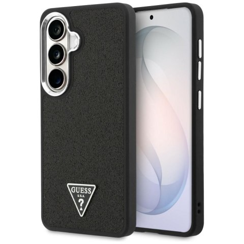 GUESS futerał do SAMSUNG S26 GUHMS26SPFGTSCMK (Fixed Glitter Triangle MagSafe) czarny