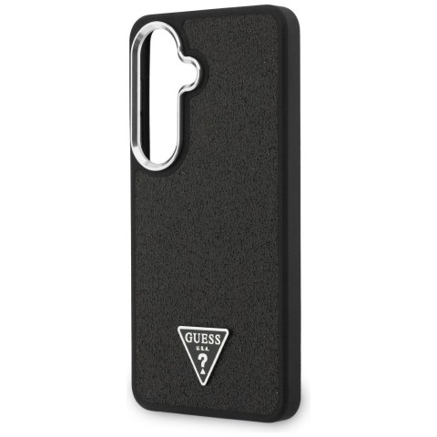 GUESS futerał do SAMSUNG S26 GUHMS26SPFGTSCMK (Fixed Glitter Triangle MagSafe) czarny