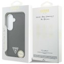 GUESS futerał do SAMSUNG S26 GUHMS26SPFGTSCMK (Fixed Glitter Triangle MagSafe) czarny